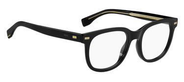 Designer Men Hugo Boss Eyeglasses: 1444/N - Black(2)- SpecSMART Eye Clinic (Diagonal View)